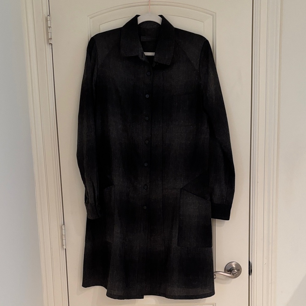 Proenza Schouler Chacoal Grey Long Sleeve Dress 8